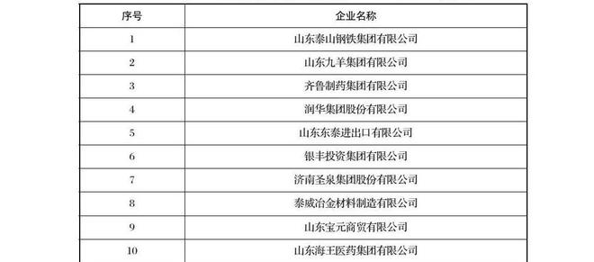 盘点济南民营企业十强齐鲁制药和银IM电竞 IM电竞网址丰有名气其他民企挺低调(图1)